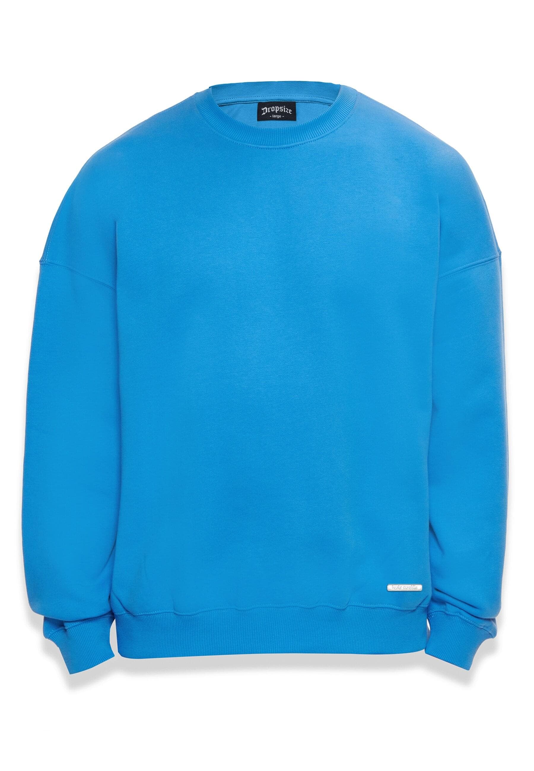 Dropsize Rundhalspullover "Dropsize Herren Bazix Republiq Super Heavy Blank Sweater" 1 Stk. von Dropsize