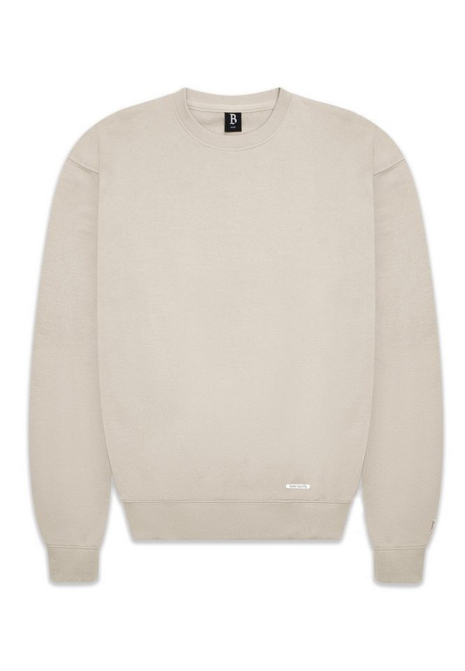 Dropsize Rundhalspullover Dropsize Herren Super Heavy Blank Sweater (1-tlg) von Dropsize