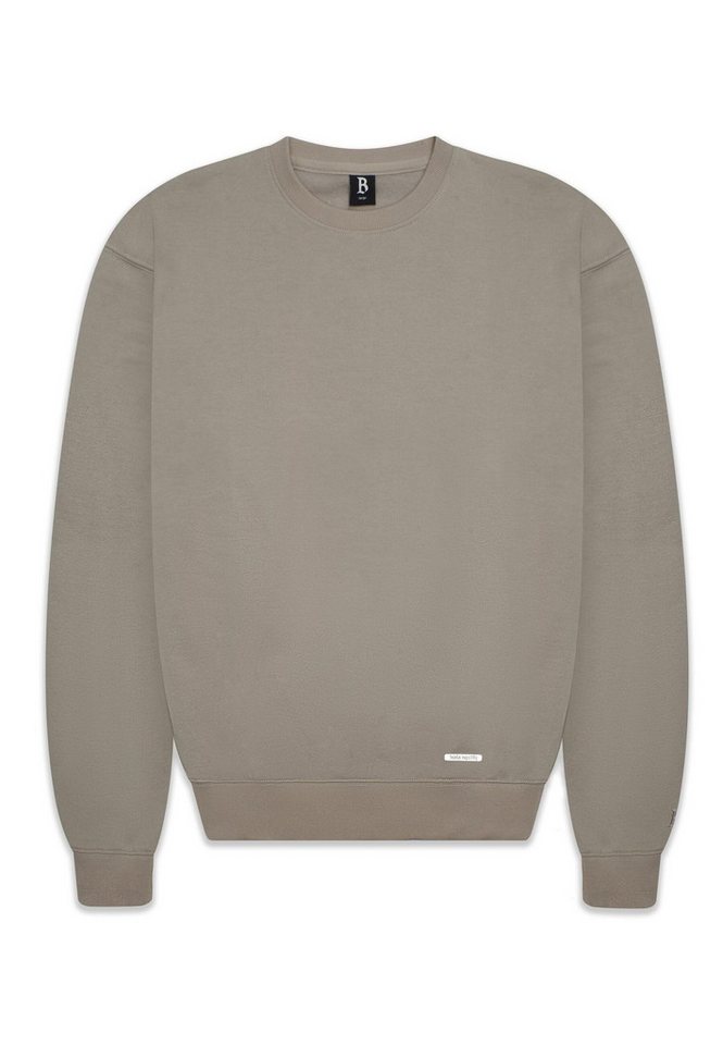 Dropsize Rundhalspullover Dropsize Herren Super Heavy Blank Sweater (1-tlg) von Dropsize