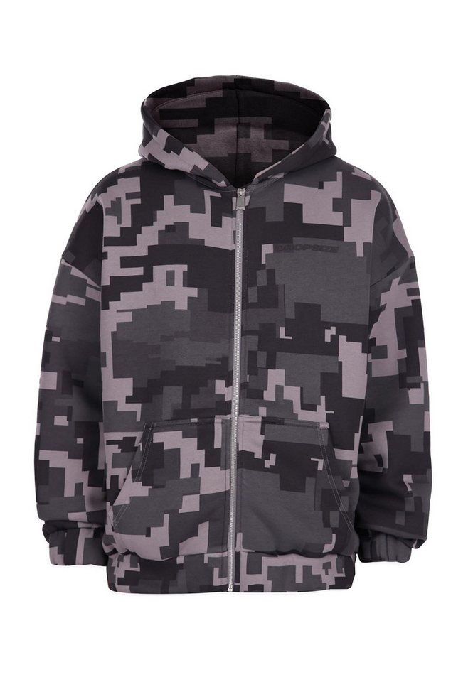 Dropsize Sweatjacke Dropsize CAMO ZIPPER von Dropsize