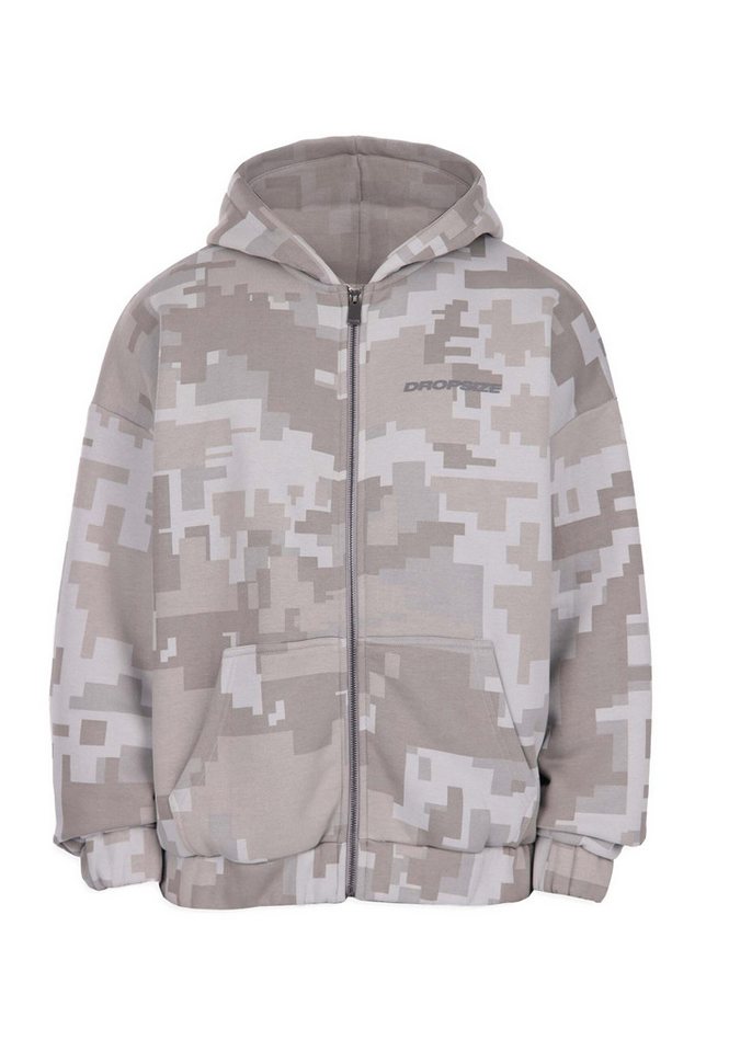 Dropsize Sweatjacke Dropsize CAMO ZIPPER von Dropsize
