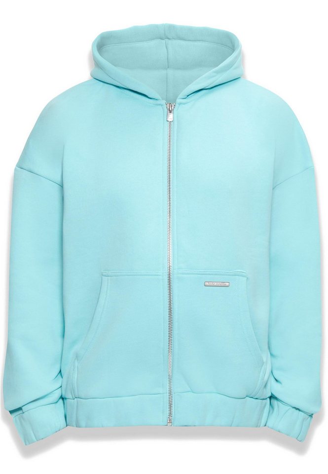 Dropsize Sweatjacke Dropsize Herren Bazix Republiq Super Heavy Blank Zip-Hoodie von Dropsize