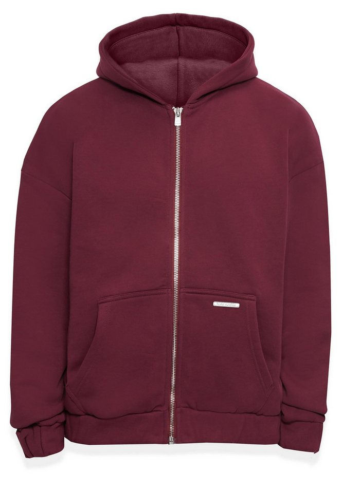 Dropsize Sweatjacke Dropsize Herren Bazix Republiq Super Heavy Blank Zip-Hoodie von Dropsize