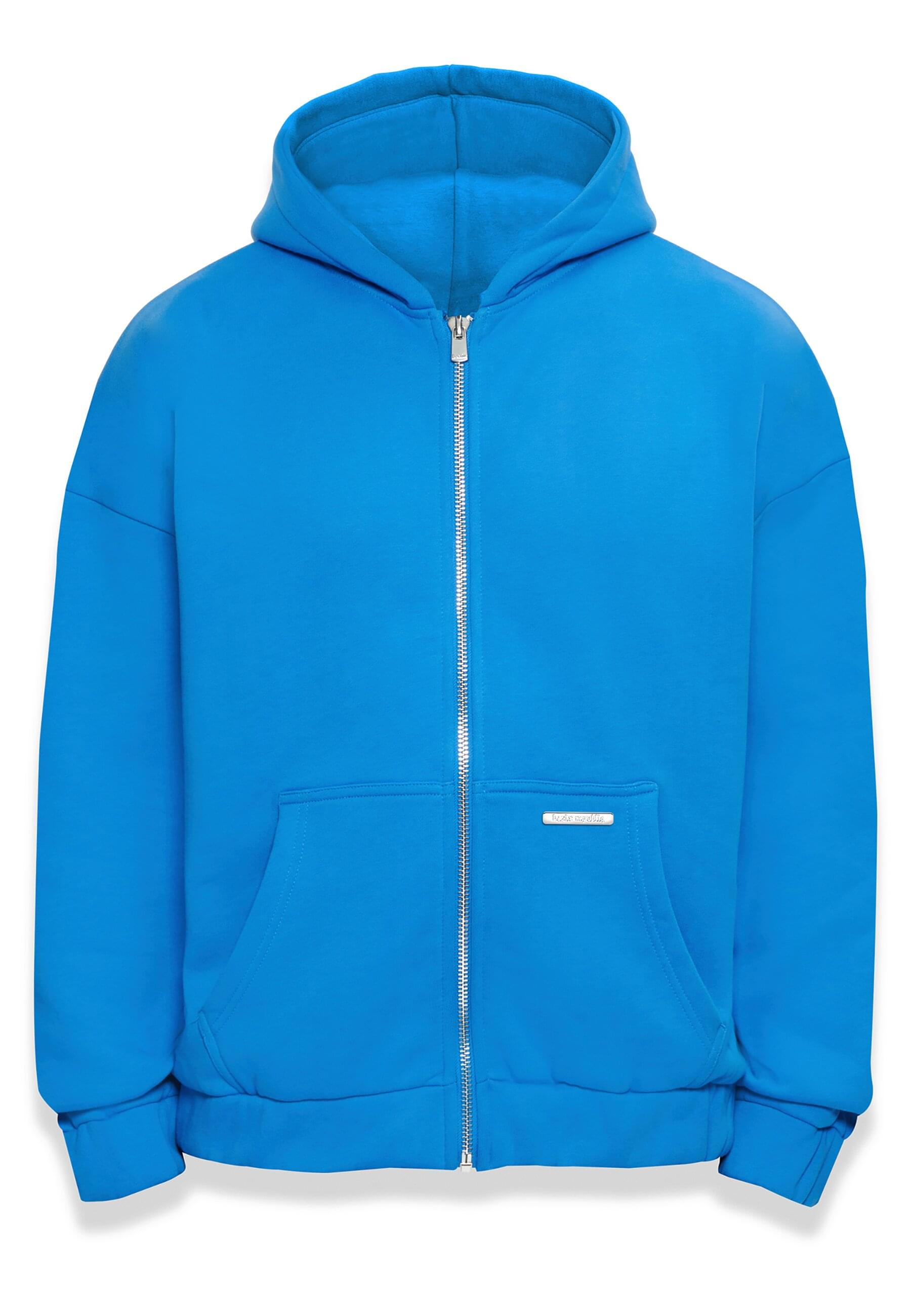 Dropsize Sweatjacke "Dropsize Herren Bazix Republiq Super Heavy Blank Zip-Hoodie" von Dropsize