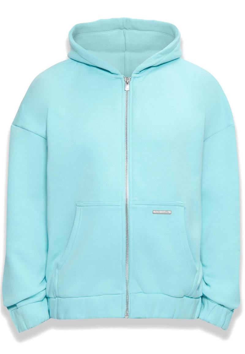 Dropsize Sweatjacke "Dropsize Herren Bazix Republiq Super Heavy Blank Zip-Hoodie" von Dropsize