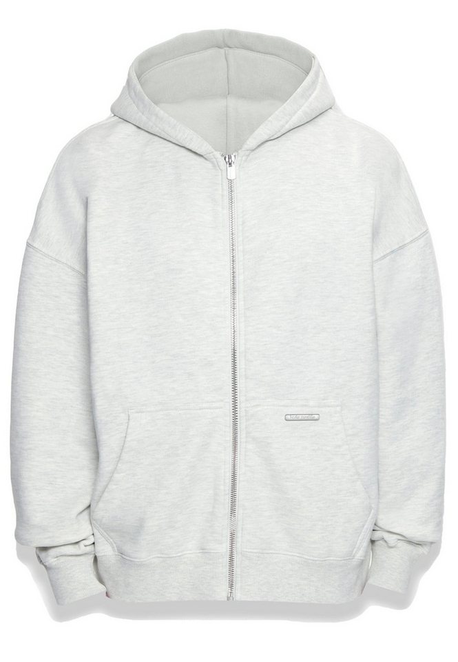 Dropsize Sweatjacke Dropsize Herren Bazix Republiq Super Heavy Rib Zipper von Dropsize