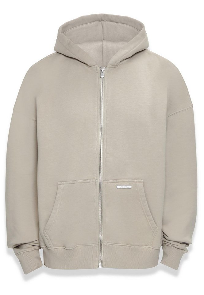 Dropsize Sweatjacke Dropsize Herren Bazix Republiq Super Heavy Rib Zipper von Dropsize