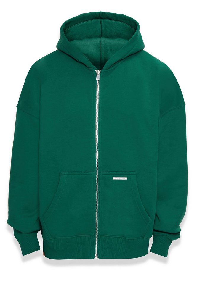 Dropsize Sweatjacke Dropsize Herren Bazix Republiq Super Heavy Rib Zipper von Dropsize