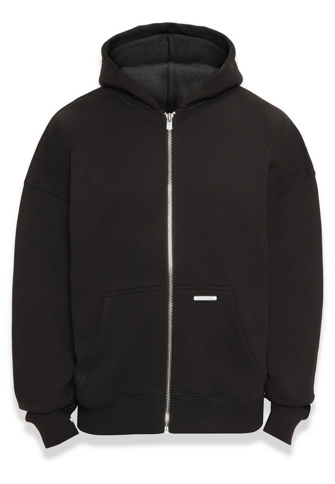 Dropsize Sweatjacke Dropsize Herren Bazix Republiq Super Heavy Rib Zipper von Dropsize