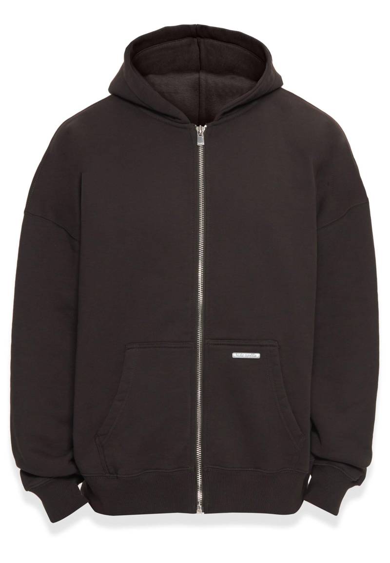 Dropsize Sweatjacke "Dropsize Herren Bazix Republiq Super Heavy Rib Zipper" von Dropsize