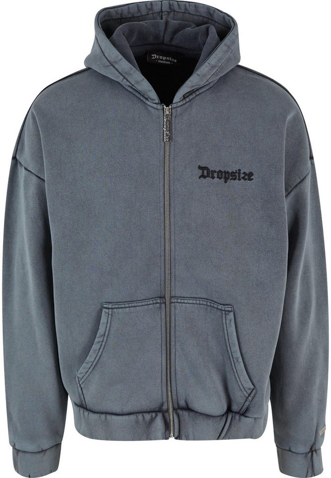 Dropsize Sweatjacke Dropsize Herren Dropsize Super Heavy Blank Zip Cardigan von Dropsize