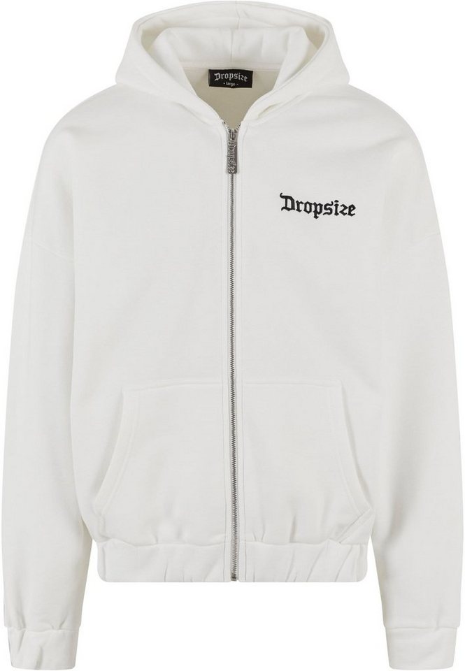 Dropsize Sweatjacke Dropsize Herren Super Heavy Oversize Blank Zip Hoodie von Dropsize