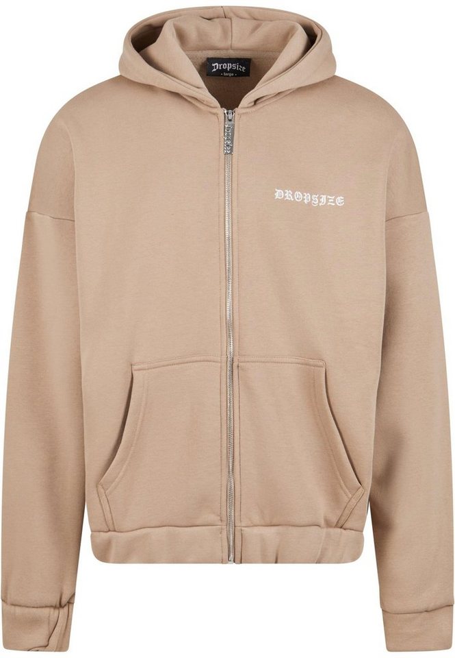 Dropsize Sweatjacke Dropsize Herren Super Heavy Oversized Crime Zip Hoodie von Dropsize