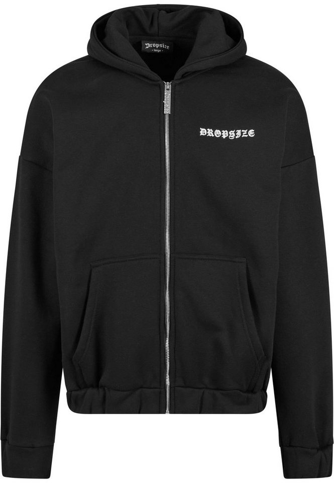 Dropsize Sweatjacke Dropsize Herren Super Heavy Oversized Crime Zip Hoodie von Dropsize