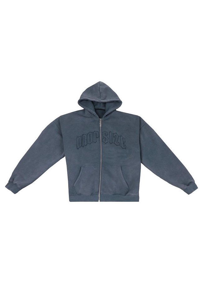 Dropsize Sweatjacke Dropsize SUPER HEAVY OVERISZE RAW EDGES ZIP HOODIE von Dropsize