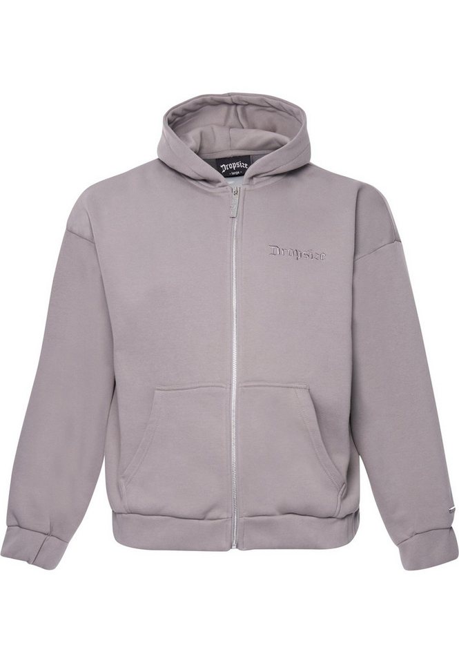 Dropsize Sweatjacke Dropsize SUPER HEAVY OVERSIZE BLANK ZIPPER von Dropsize
