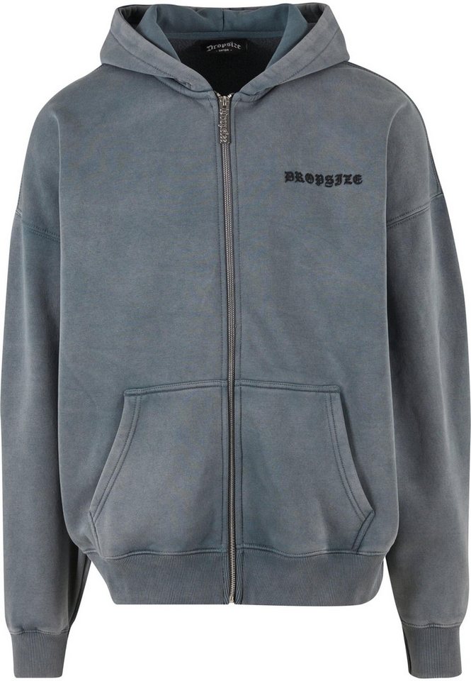 Dropsize Sweatjacke Dropsize SUPER HEAVY OVERSIZE LOGO ZIP HOODIE von Dropsize