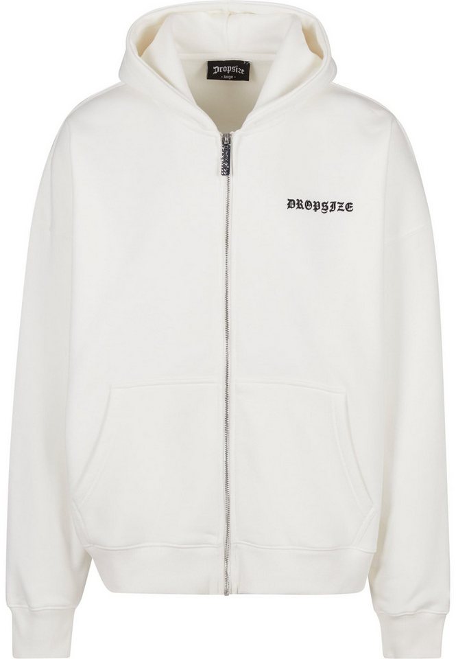 Dropsize Sweatjacke Dropsize SUPER HEAVY OVERSIZE LOGO ZIP HOODIE von Dropsize