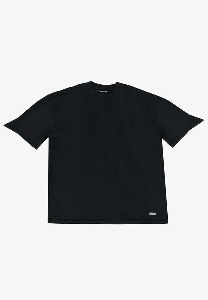 Dropsize T-Shirt Dropsize HEAVY OVERSIZE METAL PATCH T-SHIRT (1-tlg) von Dropsize