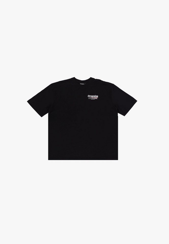 Dropsize T-Shirt Dropsize HEAVY OVERSIZE THREE LINES BLUE T-SHIRT (1-tlg) von Dropsize