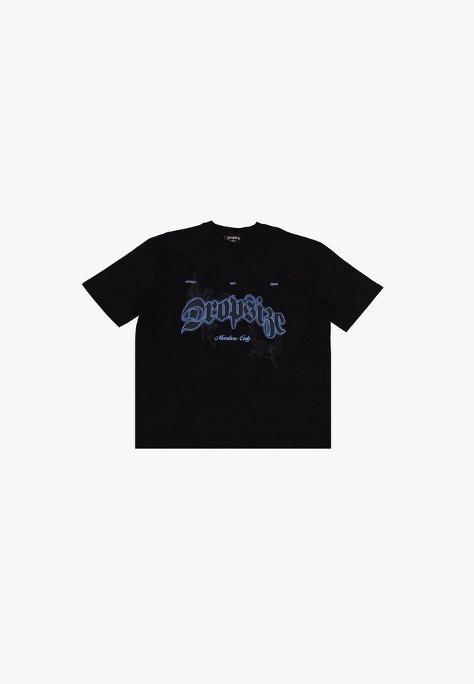 Dropsize T-Shirt Dropsize HEAVY OVERSIZED BLUE GLOW T-SHIRT (1-tlg) von Dropsize