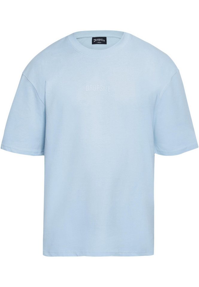 Dropsize T-Shirt Dropsize Herren Heavy Oversize Curved Hd Logo T-Shirt (1-tlg) von Dropsize