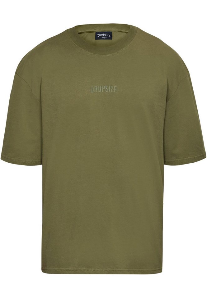 Dropsize T-Shirt Dropsize Herren Heavy Oversize Curved Hd Logo T-Shirt (1-tlg) von Dropsize
