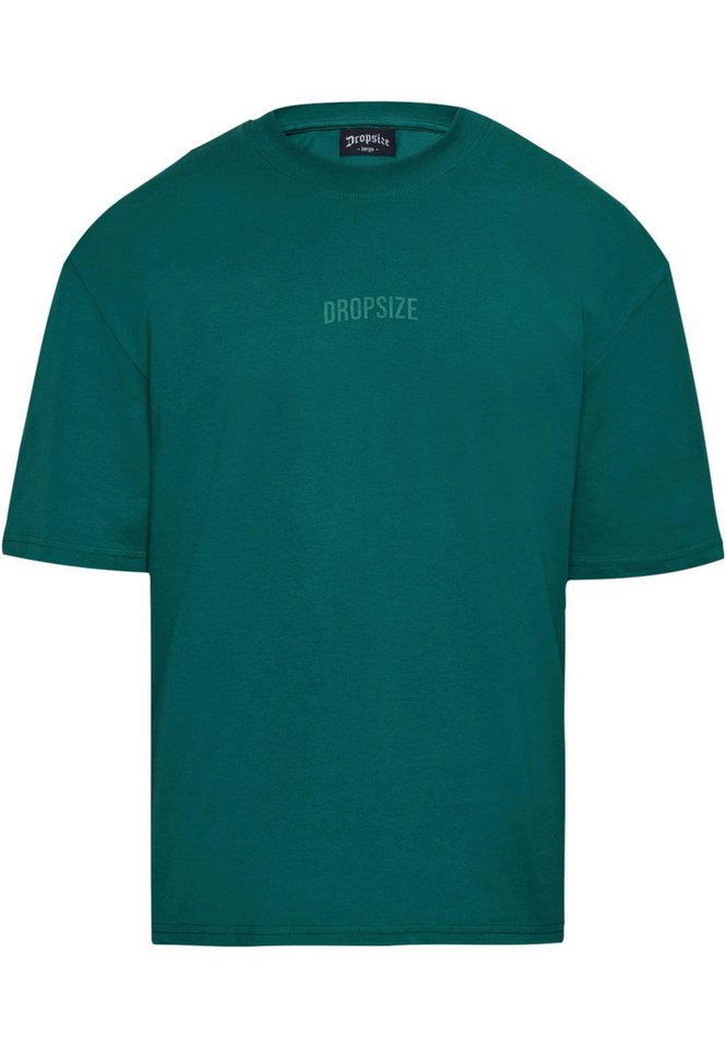 Dropsize T-Shirt Dropsize Herren Heavy Oversize Curved Hd Logo T-Shirt (1-tlg) von Dropsize