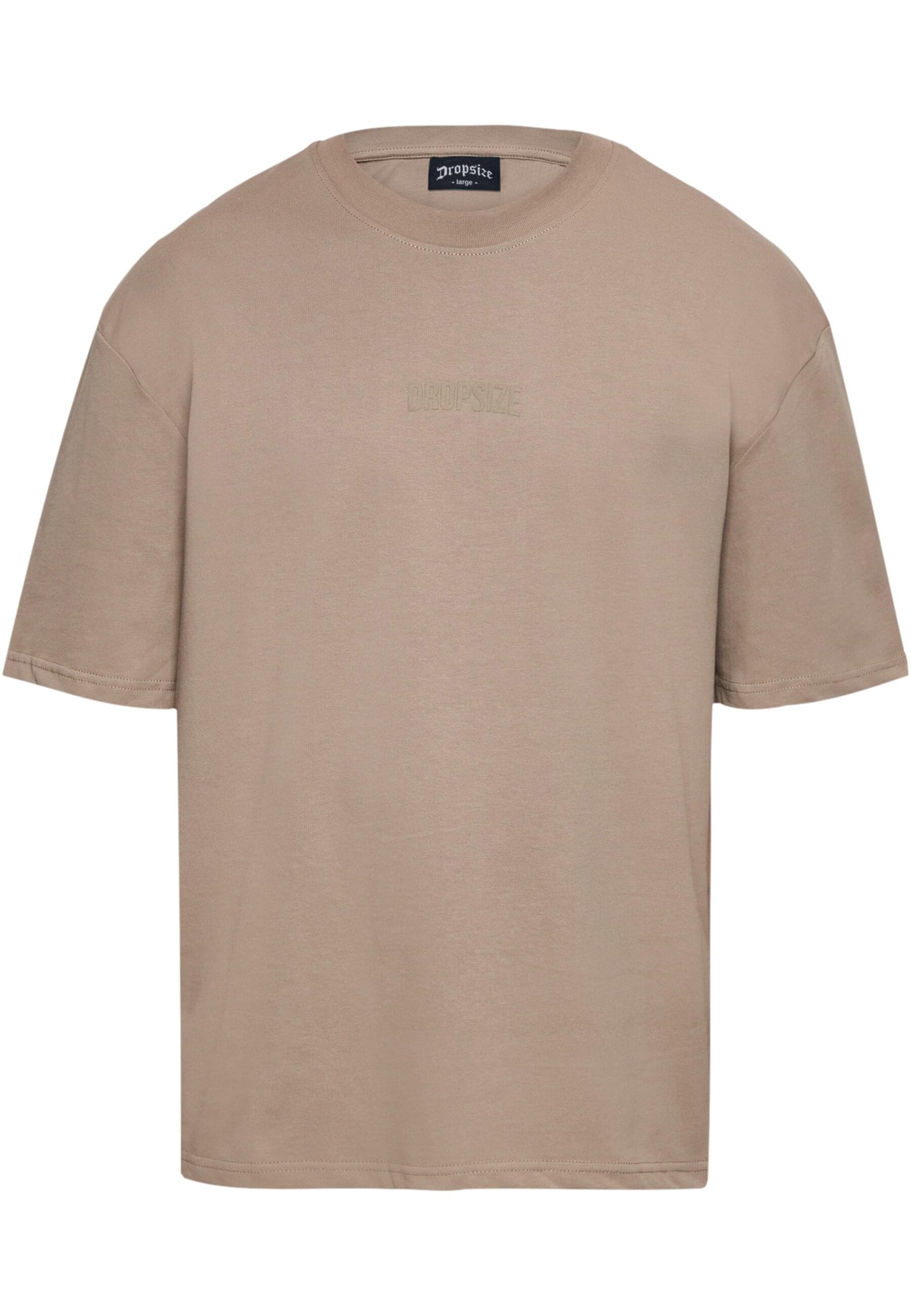 Dropsize T-Shirt "Dropsize Herren Heavy Oversize Curved Hd Logo T-Shirt" 1 Stk. tlg. von Dropsize