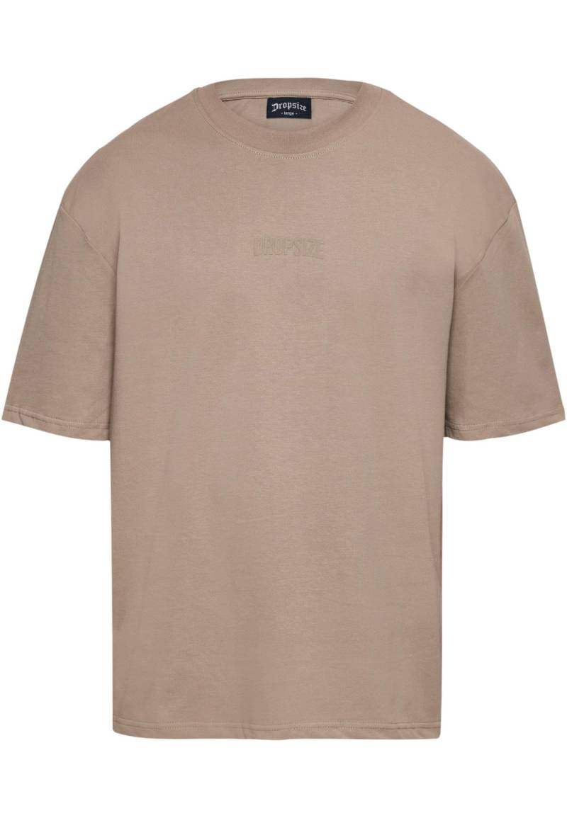 Dropsize T-Shirt "Dropsize Herren Heavy Oversize Curved Hd Logo T-Shirt" 1 Stk. tlg. von Dropsize