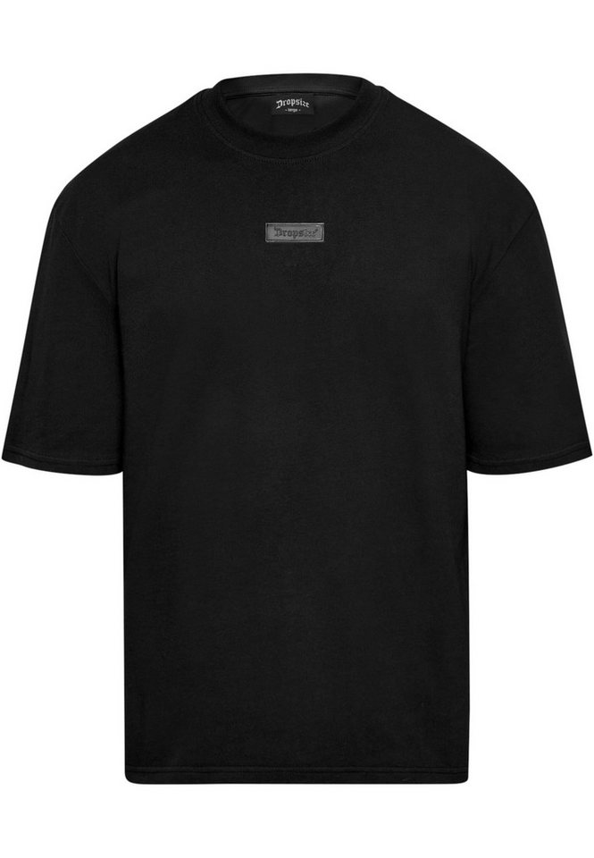 Dropsize T-Shirt Dropsize Herren Heavy Oversize Front Rubber Patch T-Shirt (1-tlg) von Dropsize