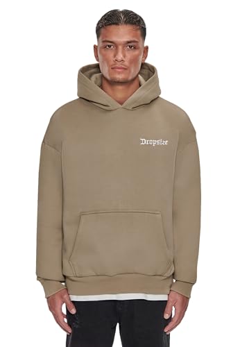 Heavy Oversized Hoodie Herren 360 GSM Schwerer Kapuzenpullover Herren Hoodie Oversize – Premium Basic Herren Hoodie DH1 von Dropsize