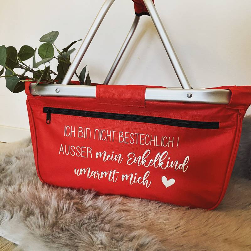 Einkaufskorb Mit Personalisierter Veredelung von DruckFrischMnfktr