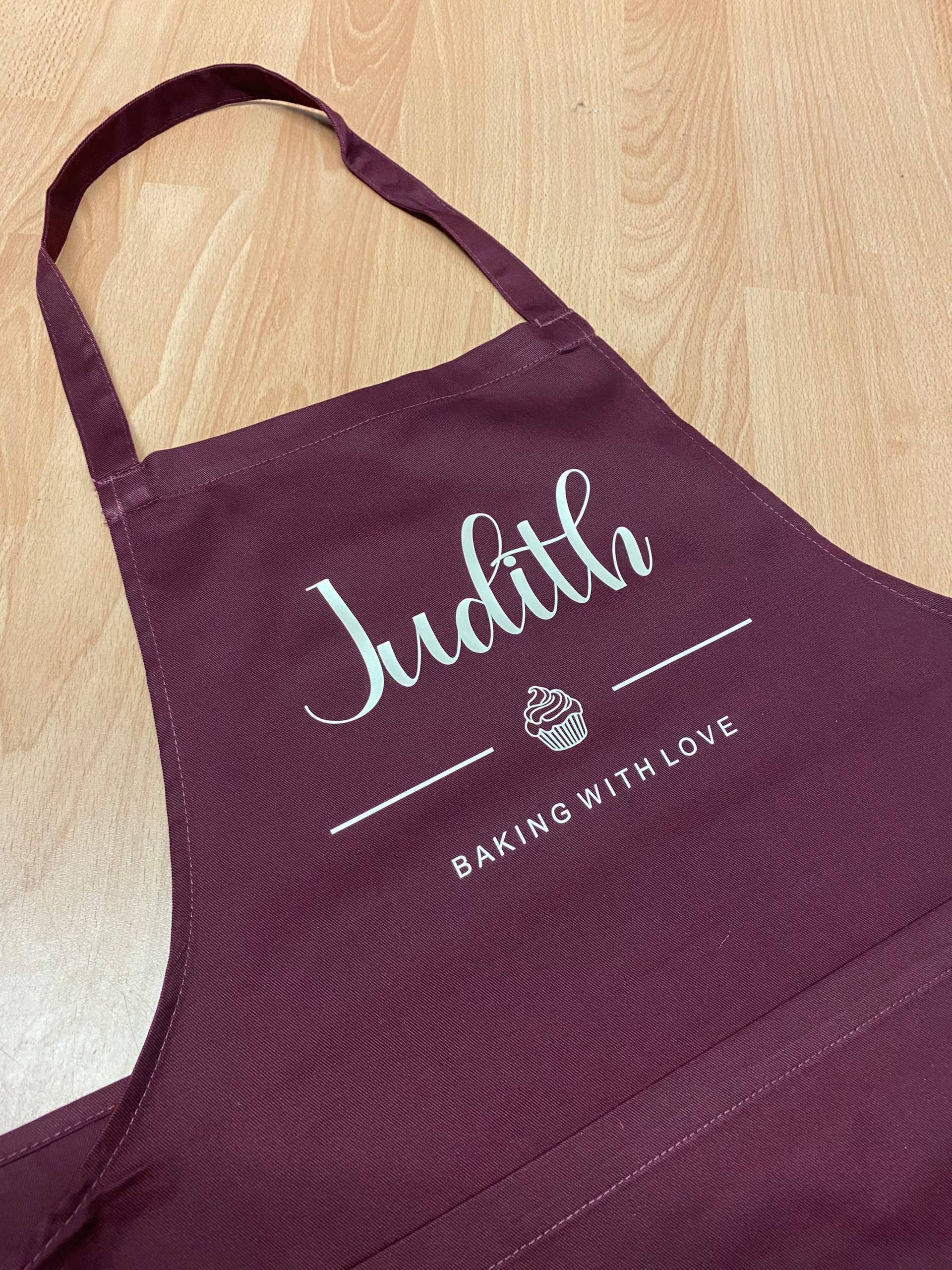 Personalisierte Schürze | Kochschürze von DruckFrischMnfktr