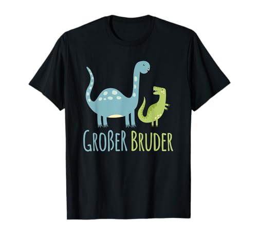 Grosser Großer Bruder T-Rex Dino Dinosaurier Geschenk T-Shirt von Druckpunk