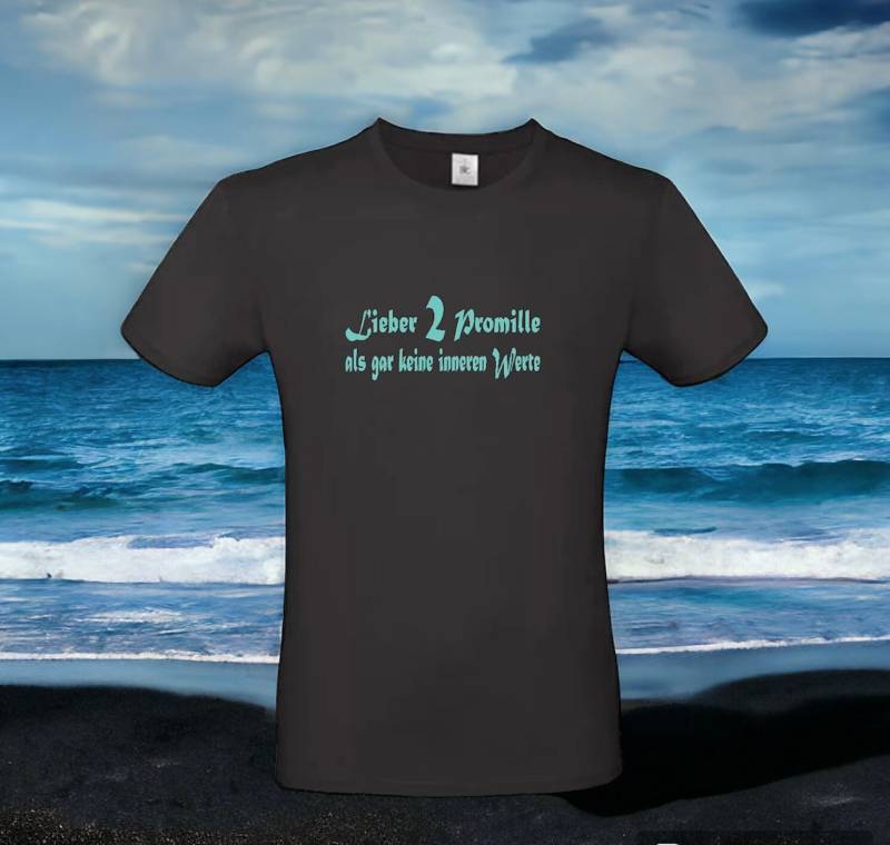 T-Shirt „Lieber 2 Promille" Für Herren T-Shirt „Lieber 2 Promille" Für Herren von DruckundSchmuck