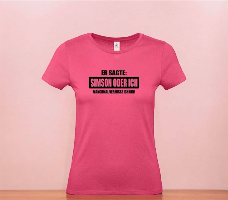 T-Shirt - Simson Oder Ich Für Damen T-Shirt - Simson Oder Ich Für Damen von DruckundSchmuck