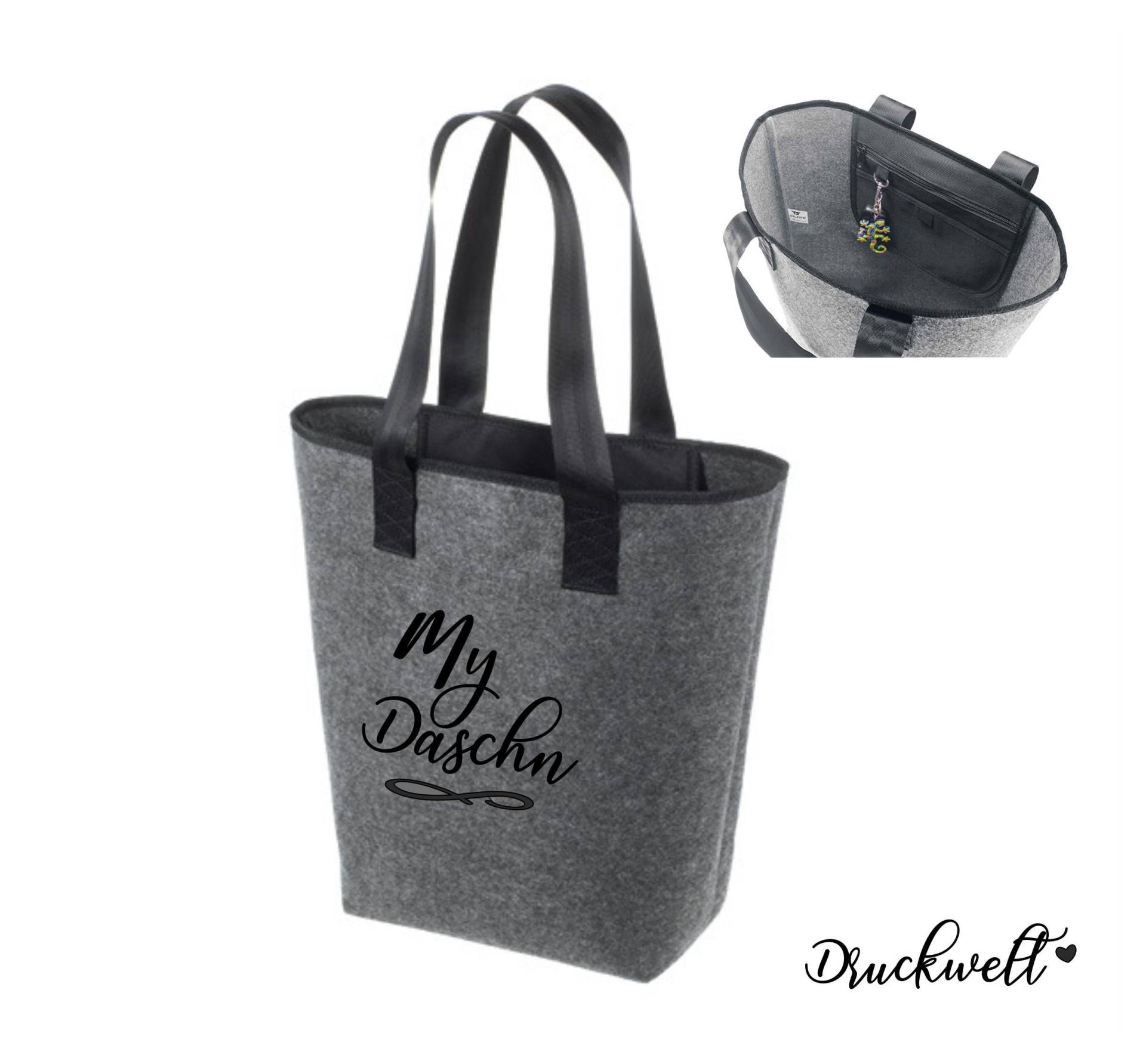 Große Tasche - Filzshopper Xl von Druckwelt
