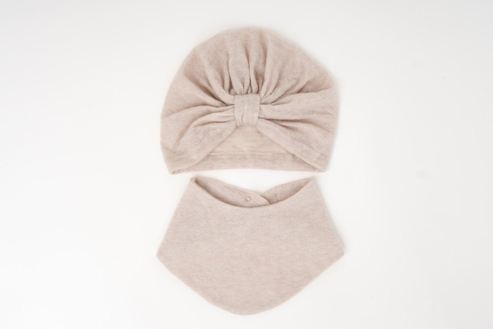 Kaschmir-Turban+Schal-Set Kaschmir-Turban+Schal-Set von DrugiSplot