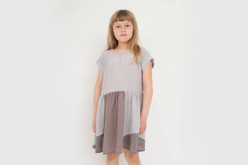 Mädchenkleid Aus Recycelter Seide von DrugiSplot