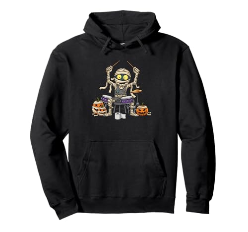Lustiges Schlagzeuger, Mama, Kürbis, Halloween, Kinder, Herren und Damen Pullover Hoodie von Drum Lovers Cute Halloween Outfits for Boy Girl
