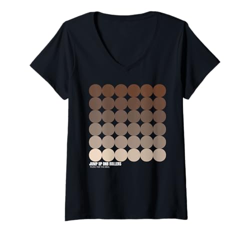 Damen Drum & Bass Junglist Liquid DnB T-Shirt mit V-Ausschnitt von Drum N Bass Gift