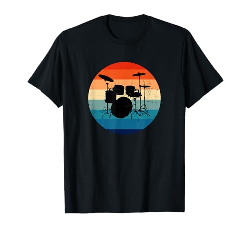 Drummer, Retro Drummer, Jungen, Mädchen, Drummer T-Shirt von Drummer Schlagzeug Geschenke für Schlagzeugspieler