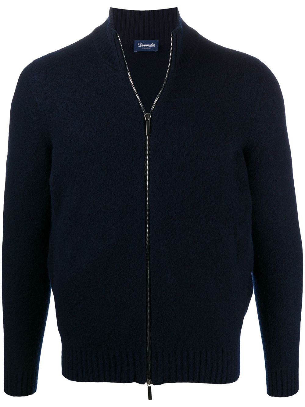 Drumohr Cardigan mit Reißverschluss - Blau von Drumohr