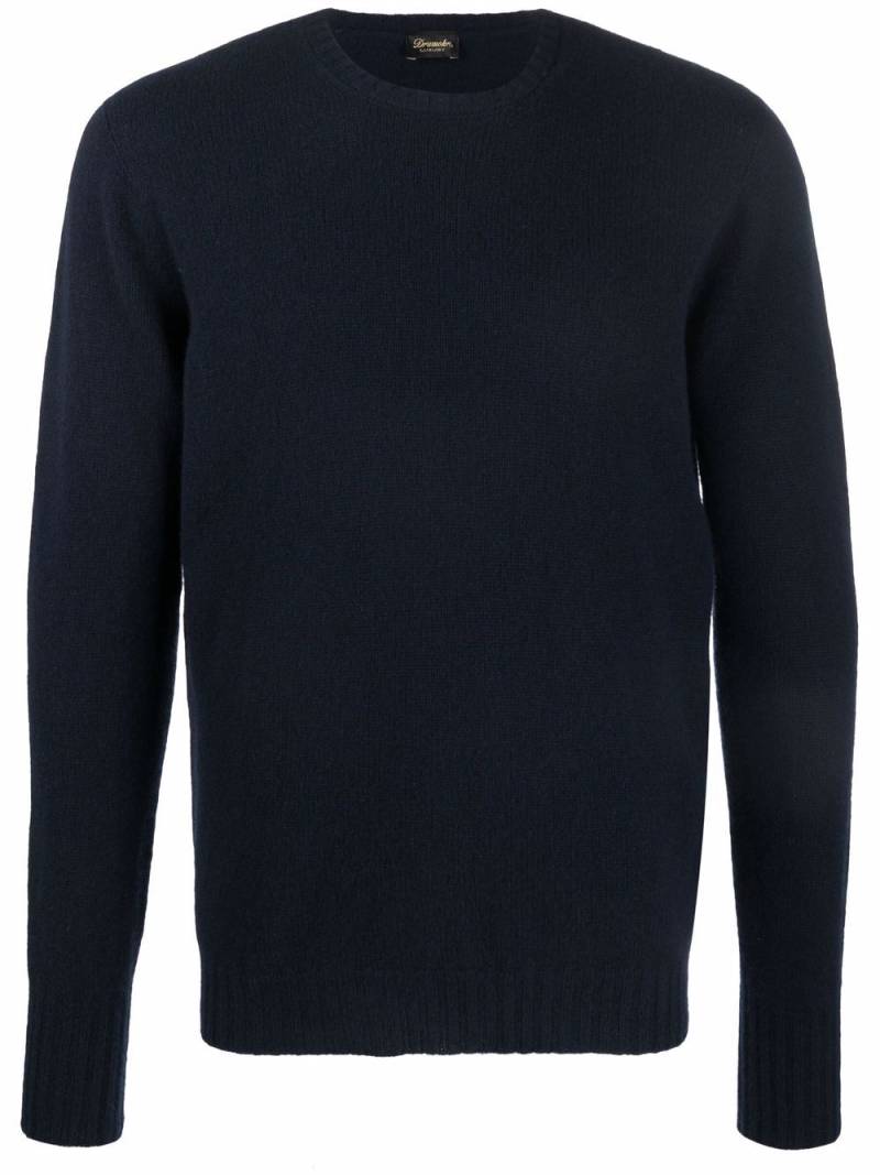 Drumohr Pullover mit Rundhalsausschnitt - Blau von Drumohr