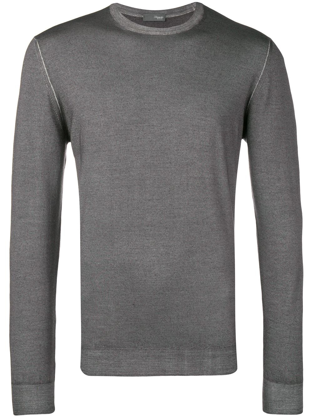 Drumohr Pullover mit rundem Ausschnitt - Grau von Drumohr