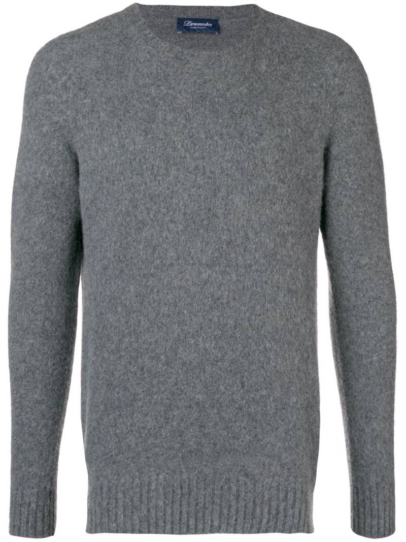 Drumohr Sweatshirt mit Rundhalsausschnitt - Grau von Drumohr