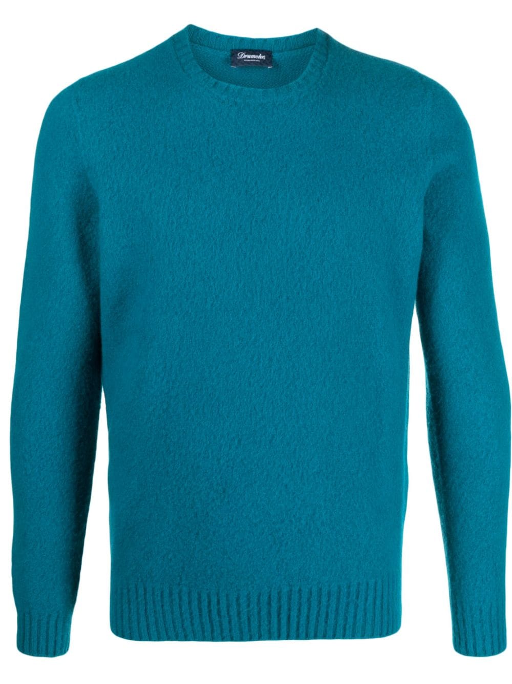 Drumohr Pullover mit gebürstetem Effekt - Blau von Drumohr