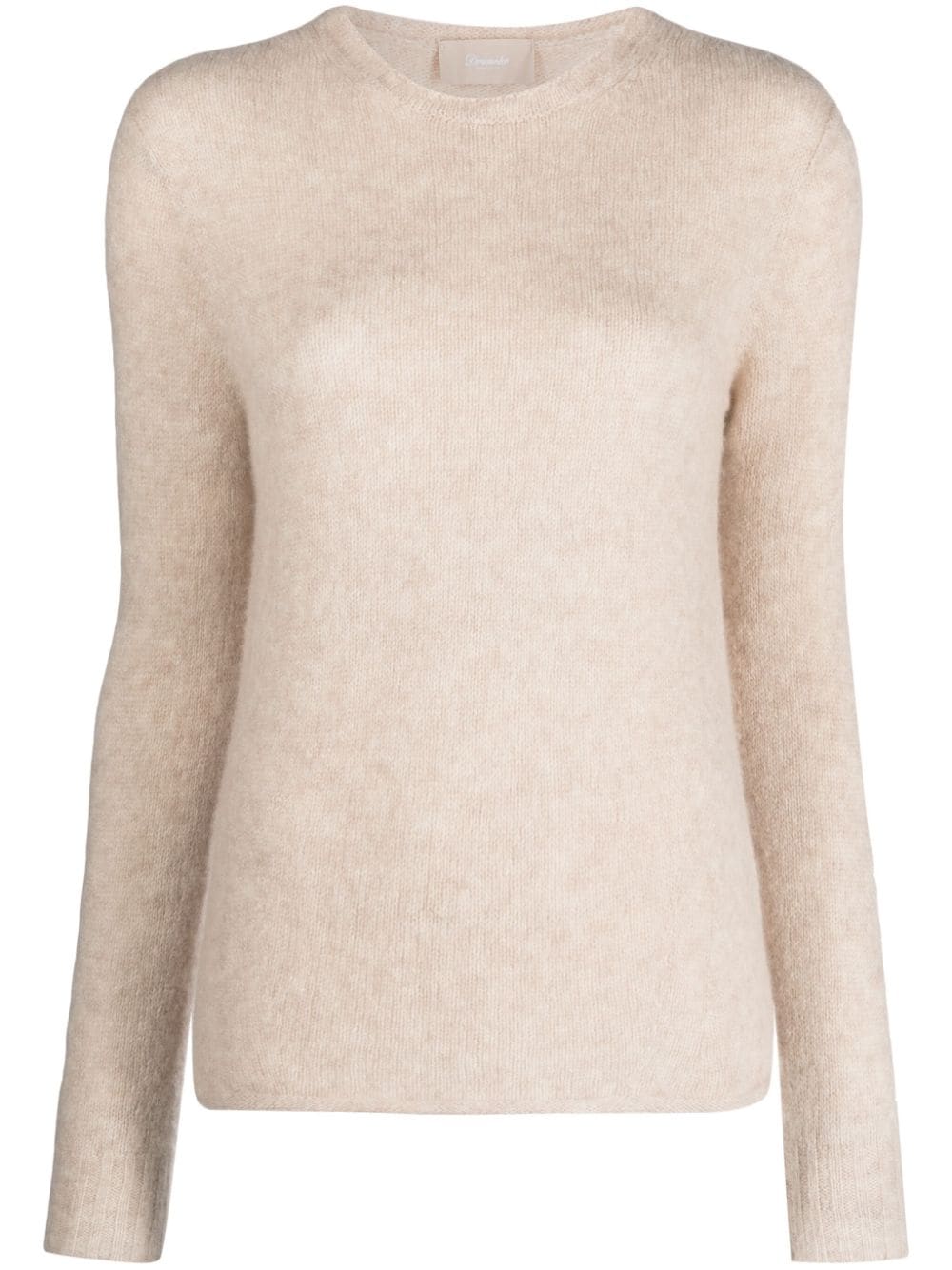 Drumohr Melierter Pullover - Nude von Drumohr