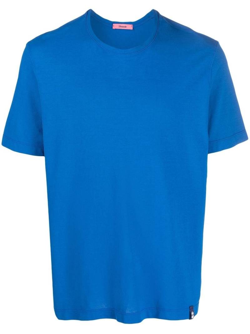 Drumohr T-Shirt mit Rundhalsausschnitt - Blau von Drumohr